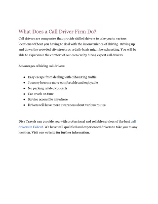 Call Drivers in Calicut