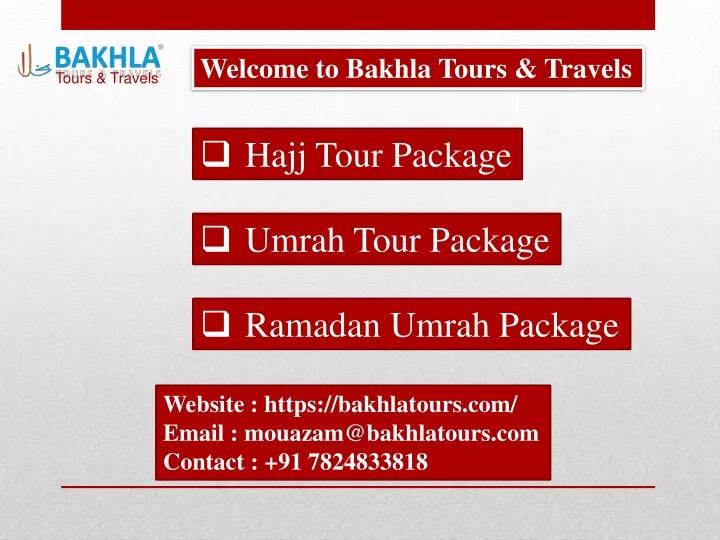 welcome to bakhla tours travels