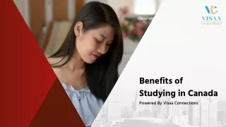Benefits of Studying in Canada