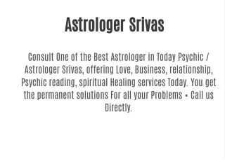 Best astrologer in Toronto