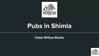 pubs in shimla