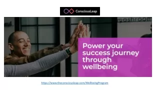 Well Being Solutions - Well Being Programs - Power Your Success Journey Through