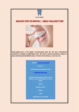 braces cost in bhopal smile braces cost in bhopal