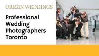 Professional Wedding Photographers Toronto