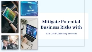 mitigate potential business risks with