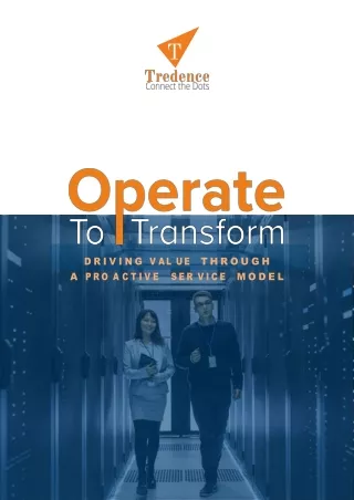 Operate To Transform