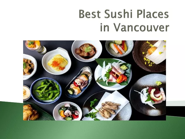best sushi places in vancouver