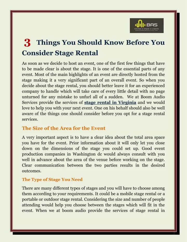 3 things you should know before you consider