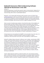 Hodusoft Announces Web Conferencing Software Tailored for Businesses in the USA - slide 1