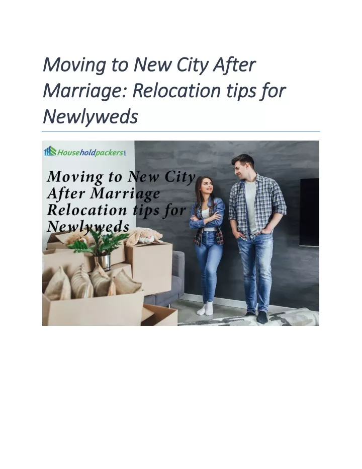 moving to new city after moving to new city after