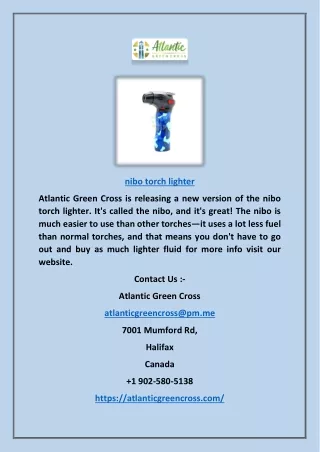 nibo torch lighter
