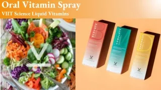 Oral Vitamin Spray - VIIT Science Liquid Vitamins