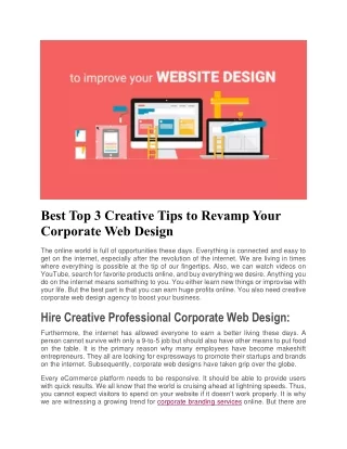 Best Top 3 Creative Tips to Revamp Your Corporate Web Design-converted