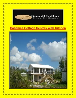 Bahamas Cottage Rentals With Kitchen