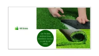 Get The Best Artificial Grass Installation Services In UAE By HR GRASS