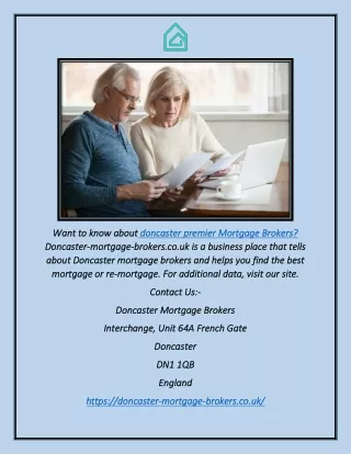 Doncaster Premier Mortgage Brokers | Doncaster-mortgage-brokers.co.uk