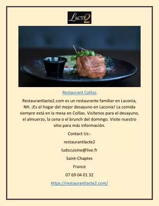 staurant Collias| Restaurantlacte2.com