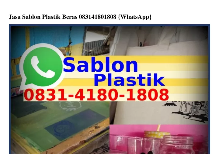 jasa sablon plastik beras 083141801808 whatsapp