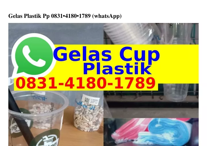 gelas plastik pp 0831 4180 1789 whatsapp