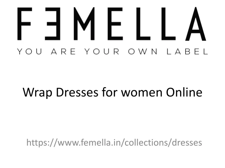 wrap dresses for women online