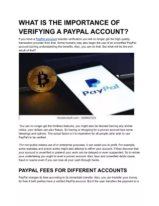 Buy Verified PayPal Accounts - 100% Full Verified And Best Quality