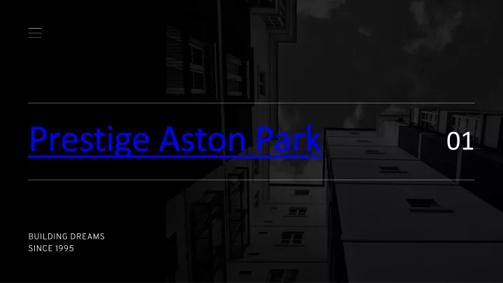 prestige aston park
