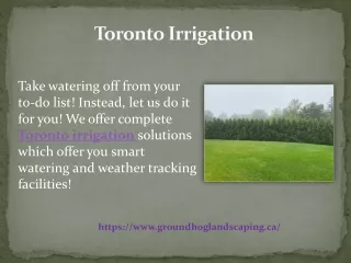 Toronto Irrigation