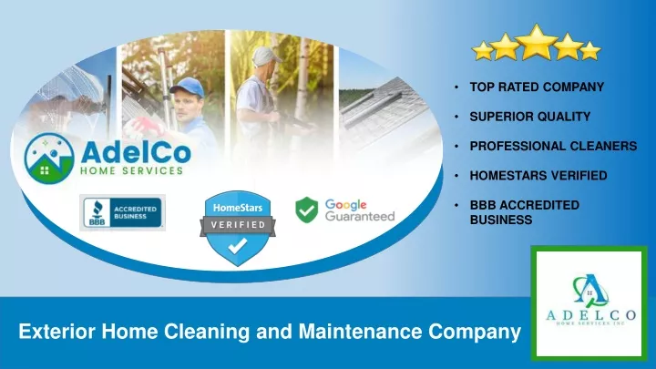 exterior home cleaning and maintenance company