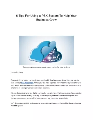 6 tips for using a pbx system to help your