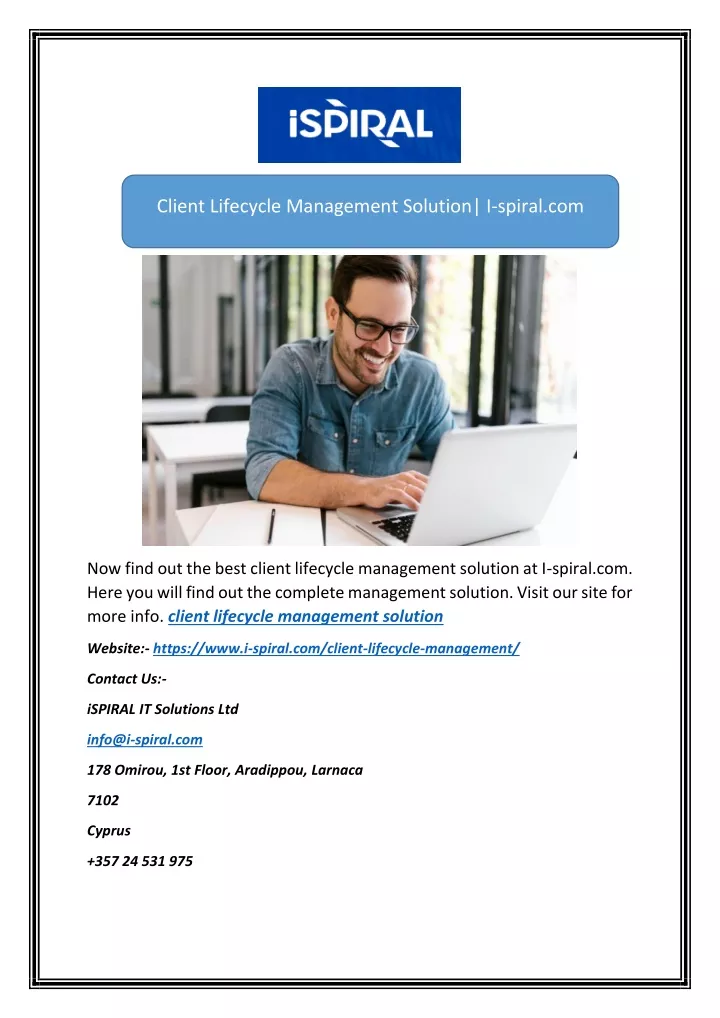 client lifecycle management solution i spiral com