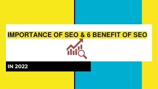 importance of seo 6 benefit of seo