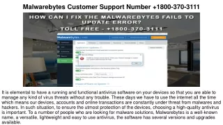 How Repair Malwarebytes with the Malwarebytes Support Tool  +1 (888) 324-5552