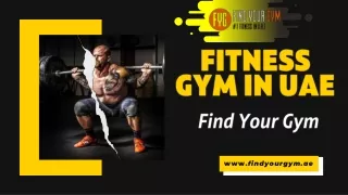 Gym in UAE | Find Your Gym
