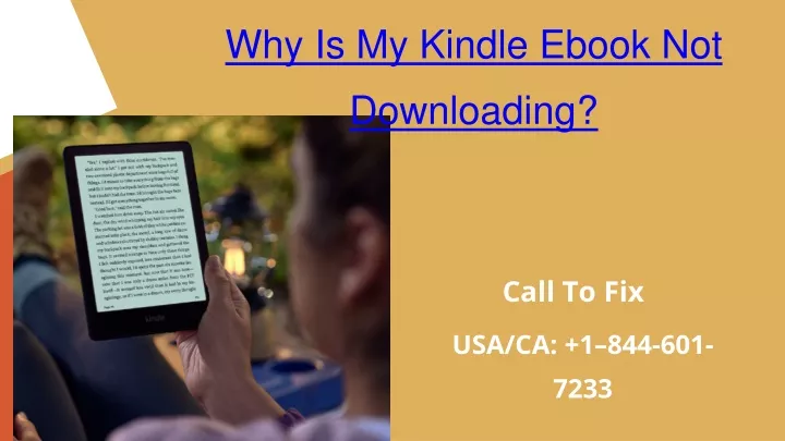 why is my kindle ebook not downloading
