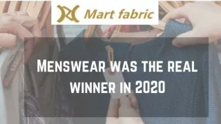 Menswear was the real winner in 2020