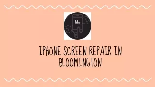 iPhone Screen Repair In Bloomington