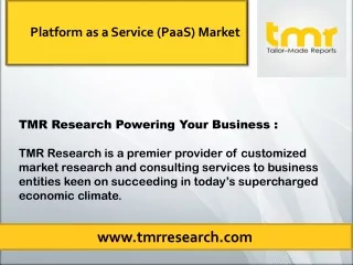 platform as a service paas market