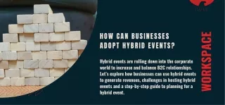 How can businesses adopt hybrid events