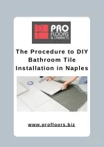 The Procedure to DIY Bathroom Tile Installation in Naples - slide 1
