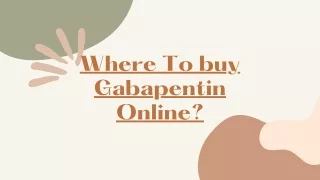order Gabapentin Online