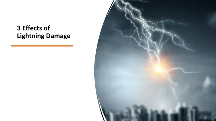 3 effects of lightning damage