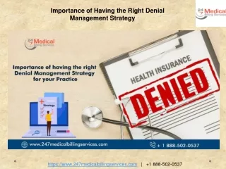 importance of having the right denial management