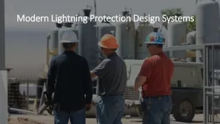 Modern Lightning Protection Design Systems