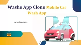 washe app clone mobile car wash app