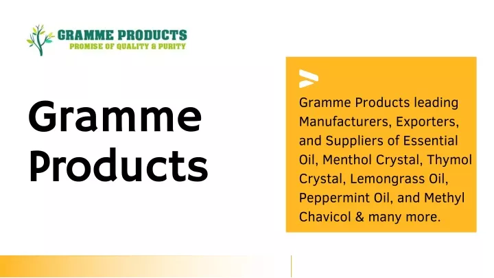 gramme products