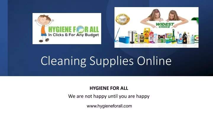 cleaning supplies online