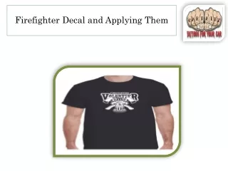 firefighter decal and applying them