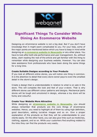 significant things to consider while dining