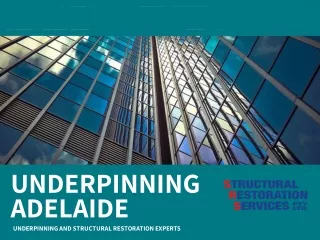 Underpinning Adelaide
