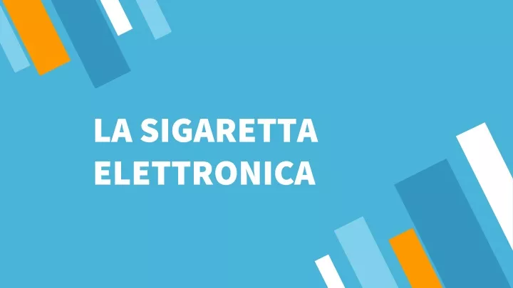 la sigaretta elettronica